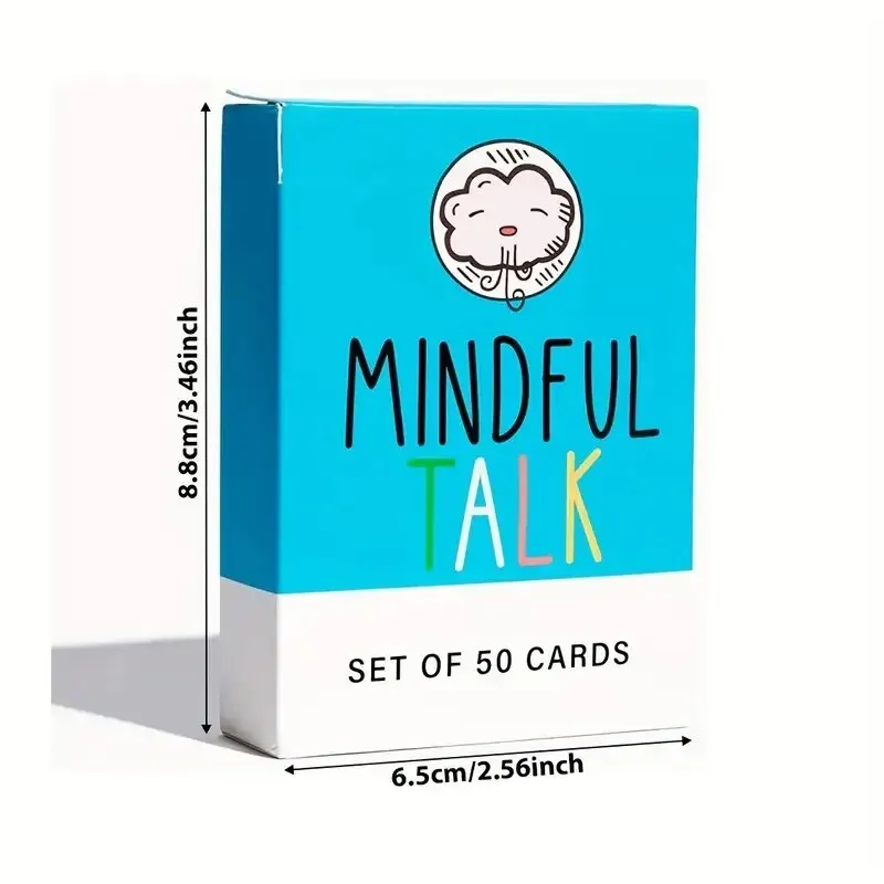 Mindfulness Talk Card Game The School Of Game For Kids Mindful Talk Cards For Children And Parents For Meaningful Conversations