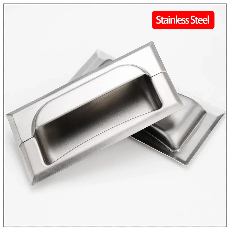 

3 шт. ручек для кухонных шкафов из нержавеющей стали, скрытая установка, невидимые, промышленного класса, для шкафов