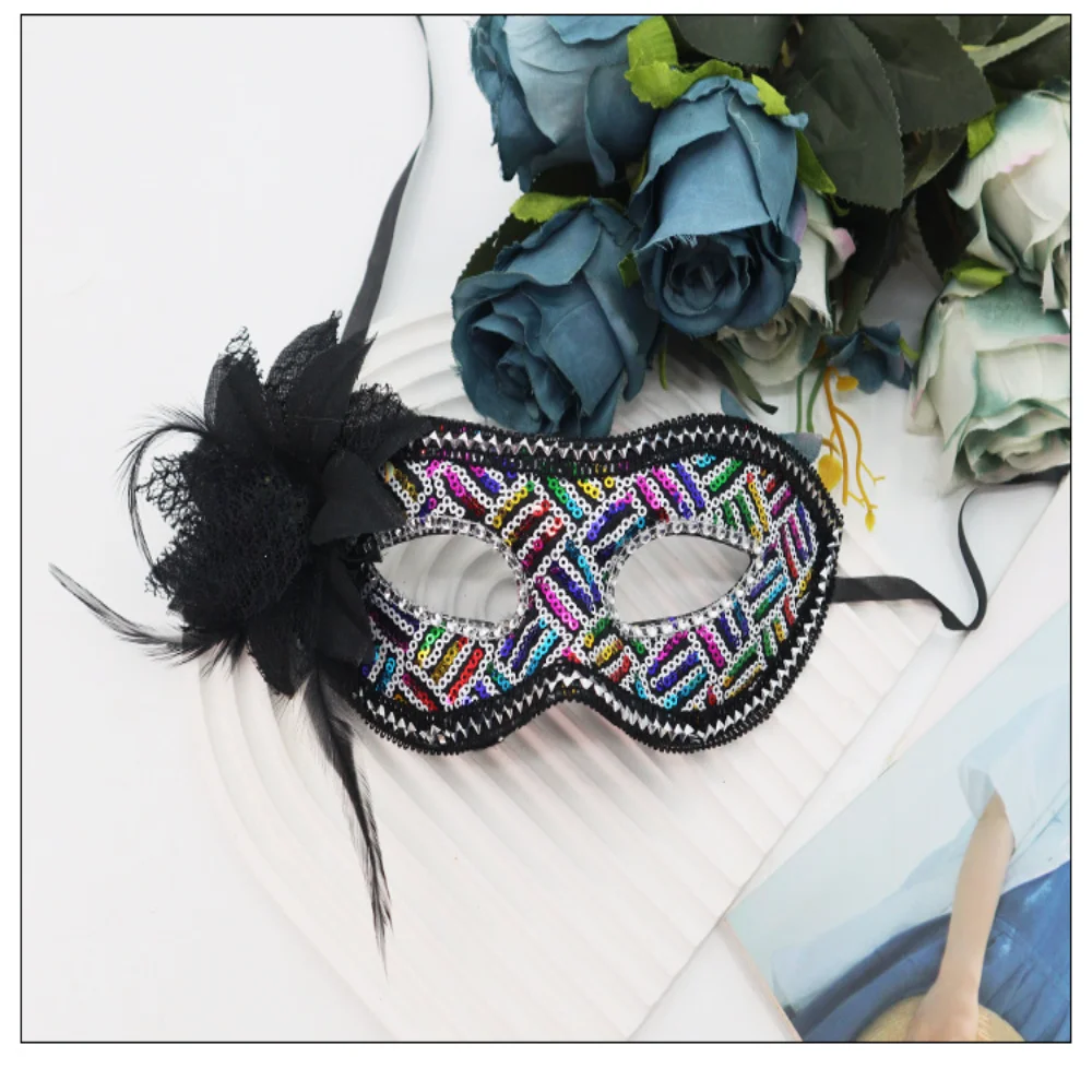 Mascarade carnaval fête demi-masques Cosplay Sexy paillettes yeux masque Cosplay bal accessoires discothèque masque Costume pour les femmes