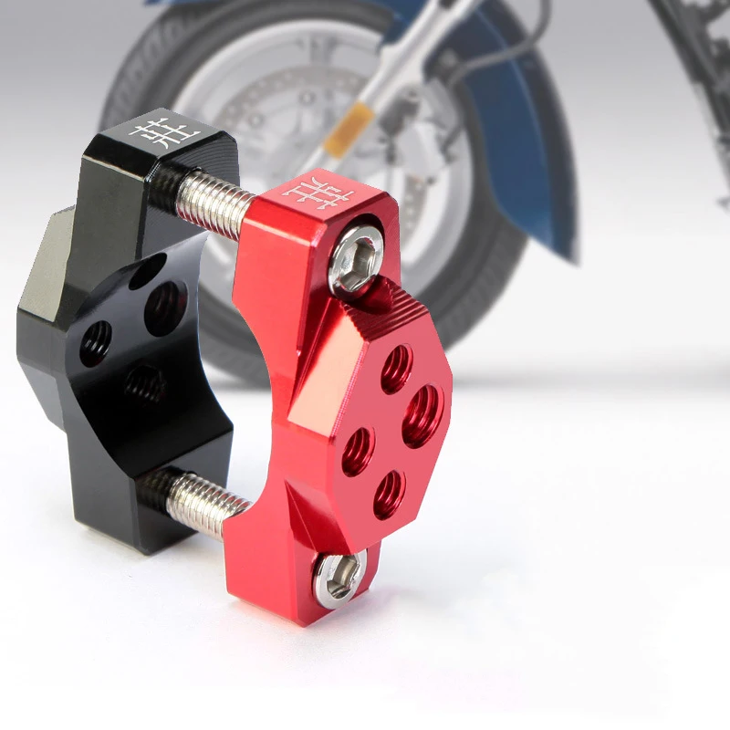 

Универсальный кронштейн для мотоцикла из сплава, зажим для бампера, вспомогательный прожектор, зажимы для крепления фар, светильник для телефона, GPS, держатель на руль