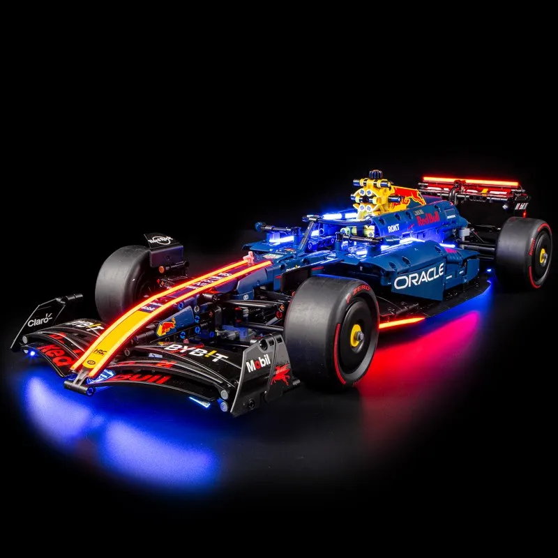 LED-lichtset voor LEGO 42206 Technic Oracle Racing RB20 F1 Auto Bouwstenen DIY Speelgoed (Alleen LED-licht, zonder blokken Model)