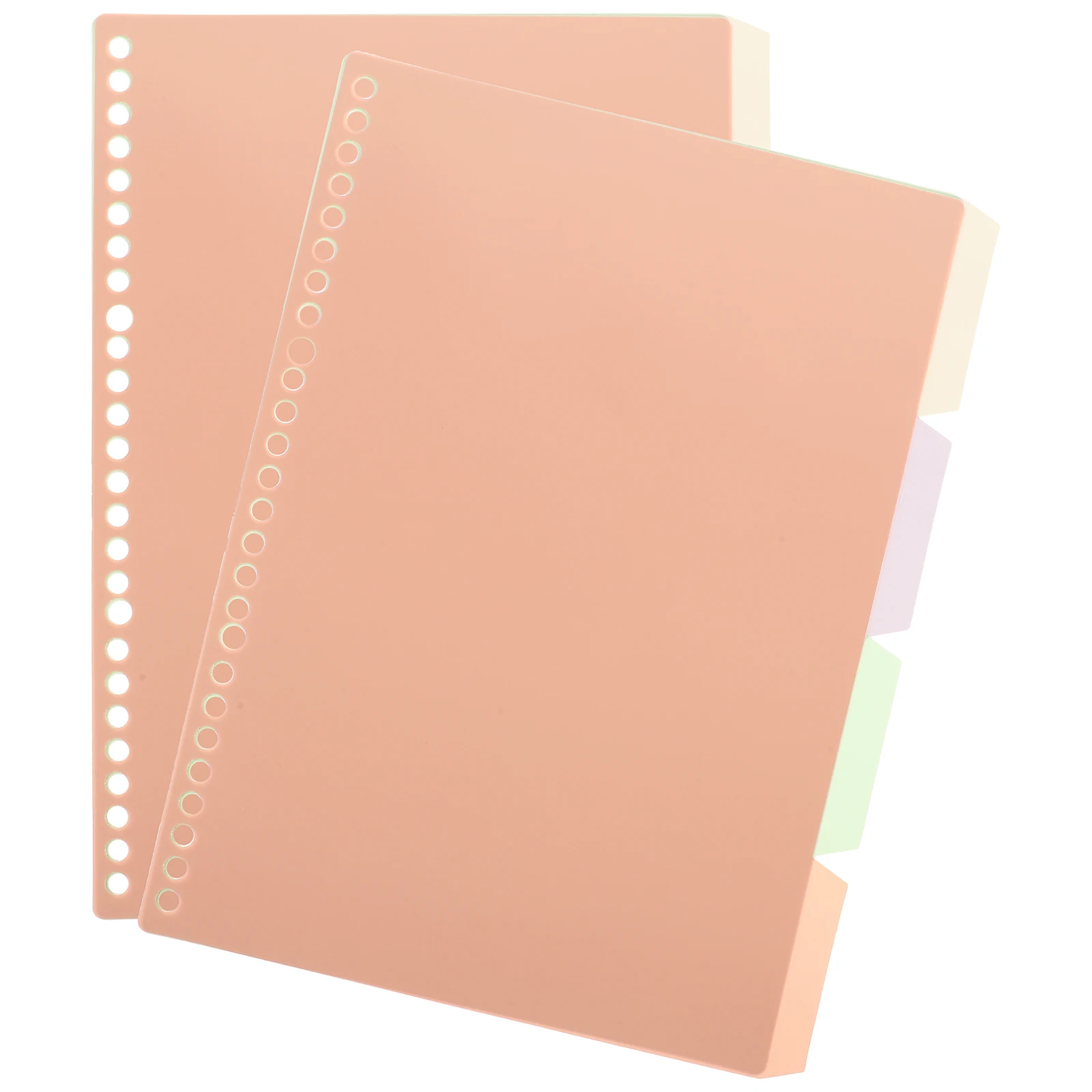 

10pcs B5 26-Hole Punch Index Dividers Multi-Color Notebook Tabs Paper Separators Classified Labels Plastic Page Markers