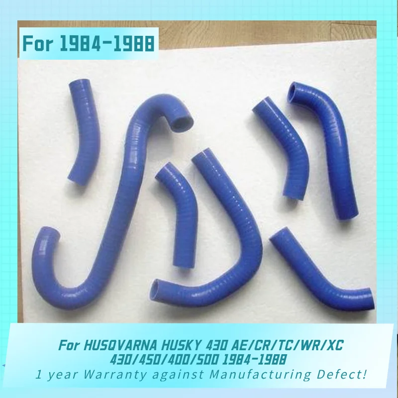 Silicone Radiator Hose For HUSQVARNA HUSKY 430 AE/CR/TC/WR/XC 430/450/400/500 1984-1988 Pipe Tube Kit 1984 1985 1986 1987 1988