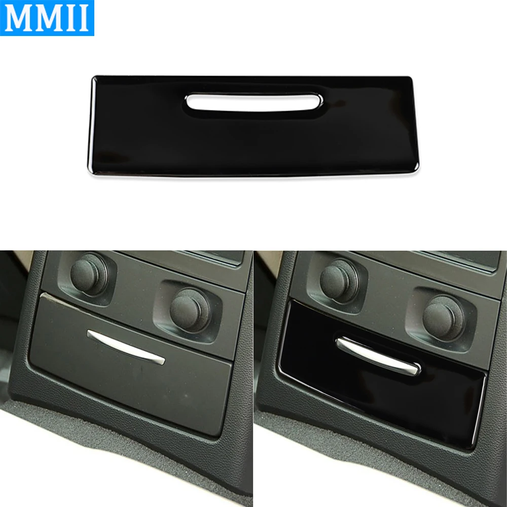 

For Bmw 3 Series 2005-2012 e90 e92 Piano Black Rear Air Outlet Lower Plastic Cover Car Interior Decoration Accessoriers Sticker