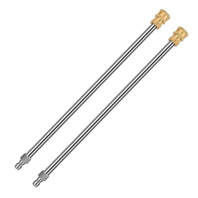 

HOT!High-Quality Stainless Steel Pressure Washer Extension Wand With Quick Connect (1/4 Inch) – Heavy-Duty Upgrade