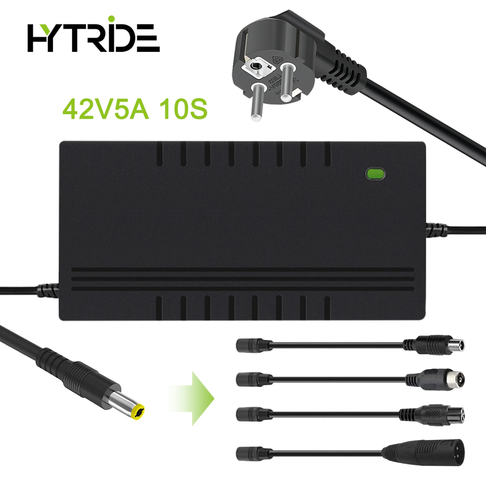 HYTRIDE 42V 5A Lithium Battery Charger 36V 10S 5A Li-ion Battery Charger for Xiaomi Mijia M365 Ninebot Segway (CE Pass)