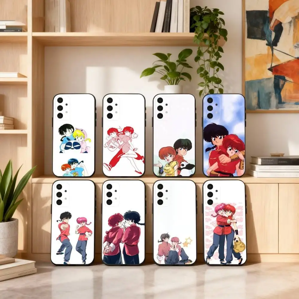 

M-Manga C-Comics R-Ranma-12 (1) Phone Case For Samsung S25,24,23,22,30,21,10,9,Ultra,Plus,Lite,FE,4,5 G Soft Black Case