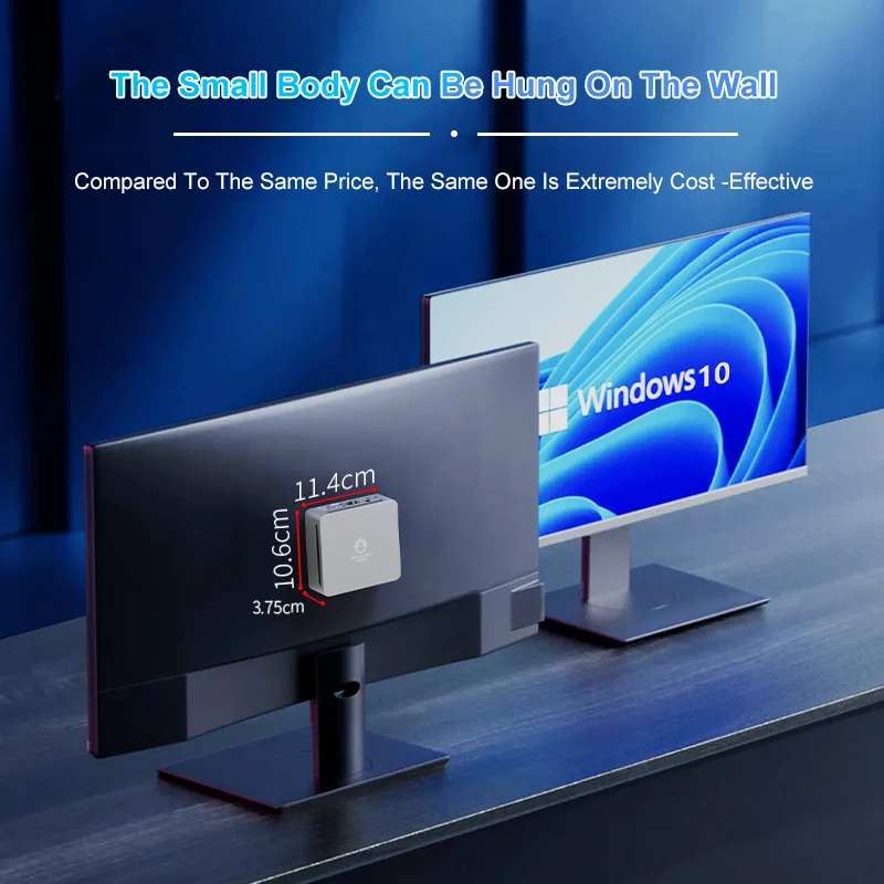 Новейший Настольный игровой мини-ПК AMD Ryzen 7 5800H Windows 11 Pro DDR4 16/32 ГБ 256/512 ГБ SSD WIFI6 RTL8852, BT5.2