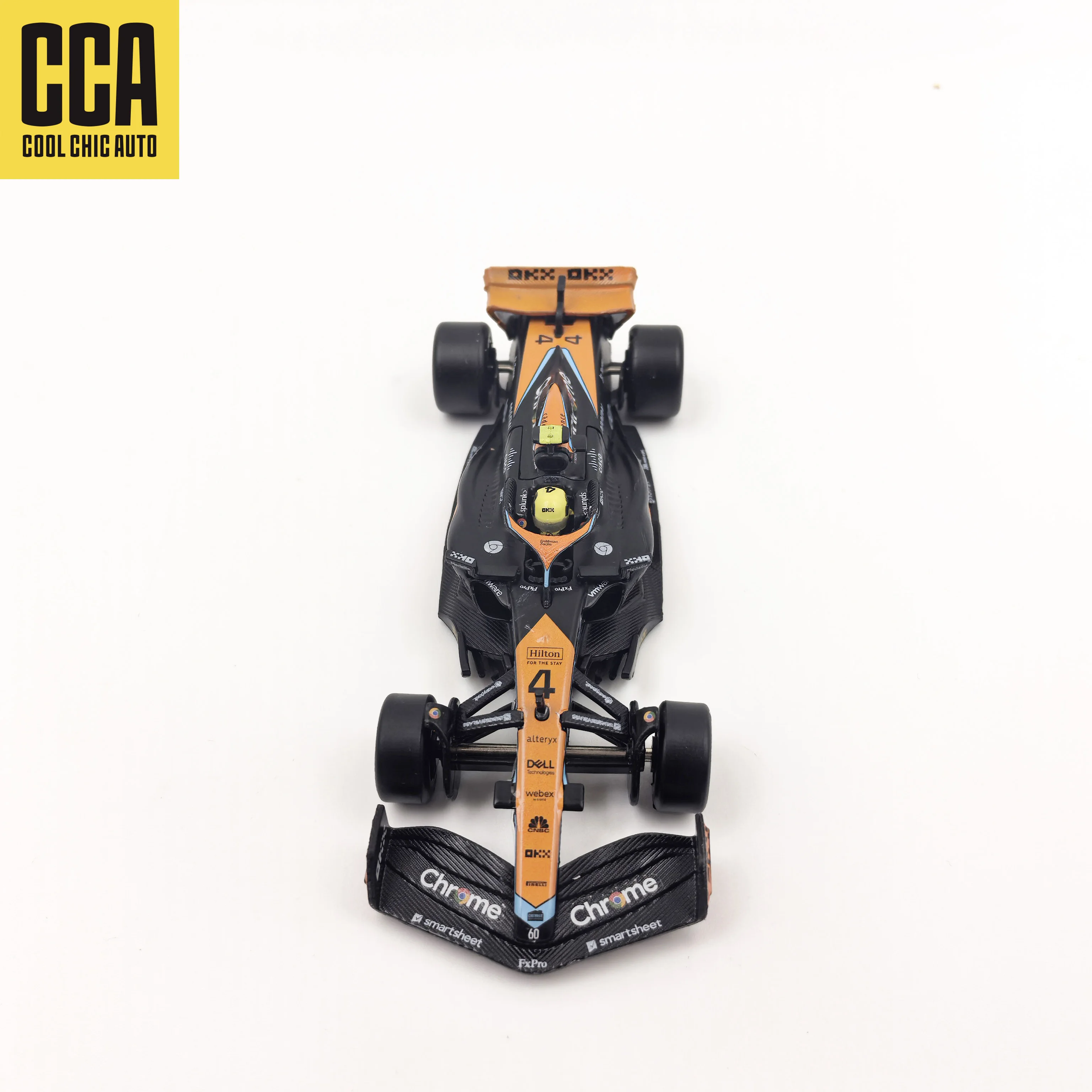 

1:43 McLaren F1 Австралия - №.43 4 Driver - Orange, детализированная реплика, коллекционная модель для демонстрации и игры, праздничный подарок