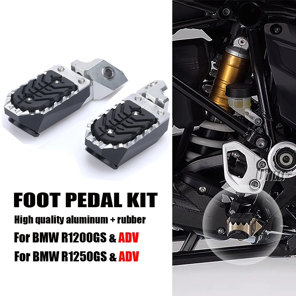 New R1250GS R1200GS Motorcycle Front Foot Pegs Adjustable Footrest Footpegs For BMW R 1200 GS ADV R 1250 GS Adventure ADVENTURE