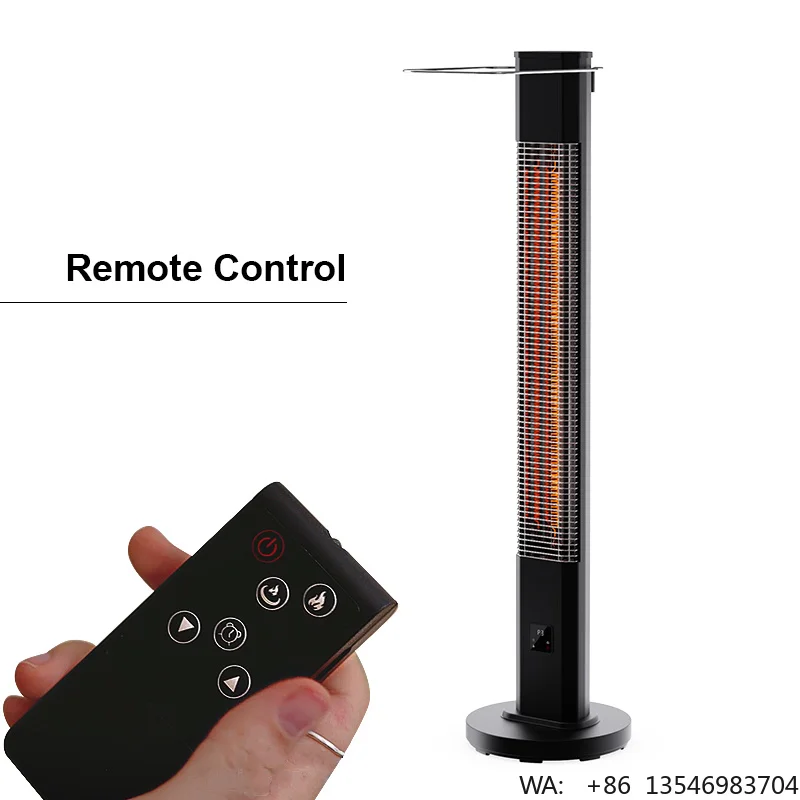 High Quality Portable Electric Fan Heater Metal Carbon Fiber Heating Element 2000W Smart Control Fast Heating Energy Efficiency
