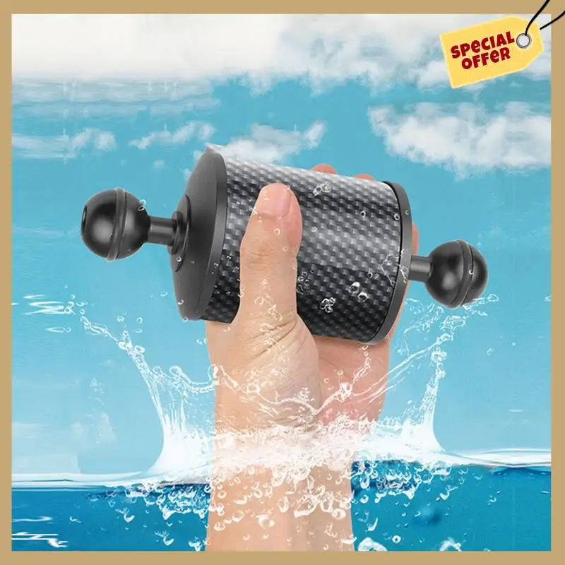 Leak-Proof Anti-Dislodgement High Water Pressure Resistant Double Ball Head Carbon Fiber Buoyant Light Arm Durable