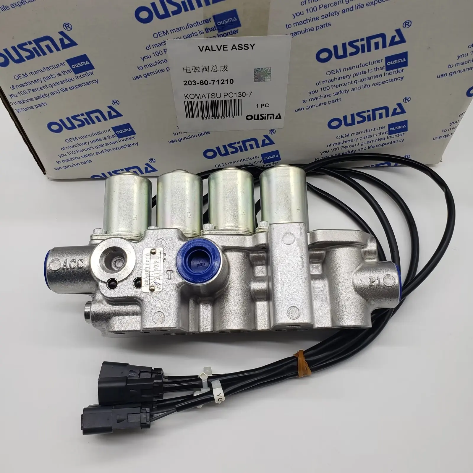 

Excavator Solenoid Valve Group 203-60-71210 For PC130-7