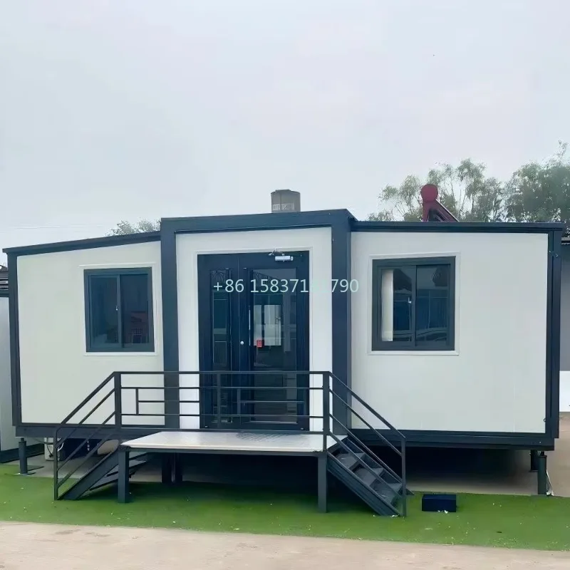 Long Service Life Container House Ready Made Movable 20Ft 40Ft Prefab Mobile Expandable Folding House Container Tiny Home Office