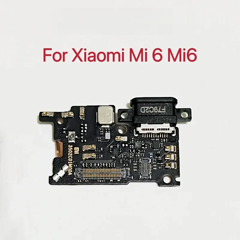 Pop Charging Port PCB Board USB Charge Dock Connector With Microphone Flex Cable For Xiaomi Mi 6 Mi6
