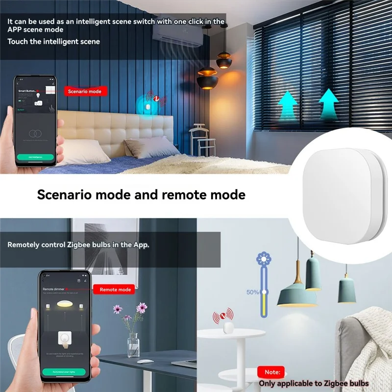 

FORW-Tuya Zigbee умный беспроводной кнопочный переключатель 2 шт. пульт дистанционного управления мультисцена автоматизация сценарий переключатель