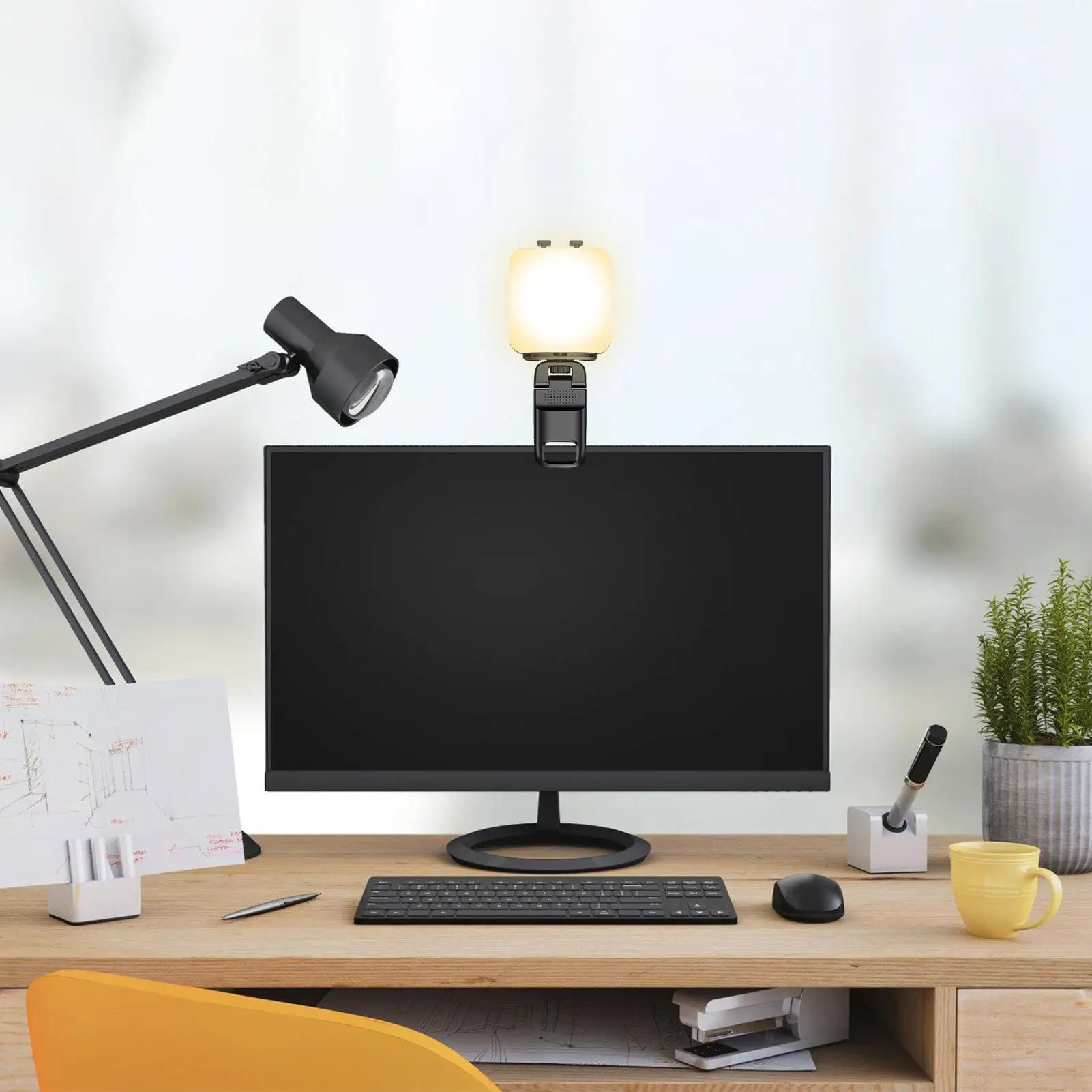 Phone Light Photography Lights With 3-Color Lighting And RGB Mode Clip On Flashlight Rechargeable For Content Creation Tablet