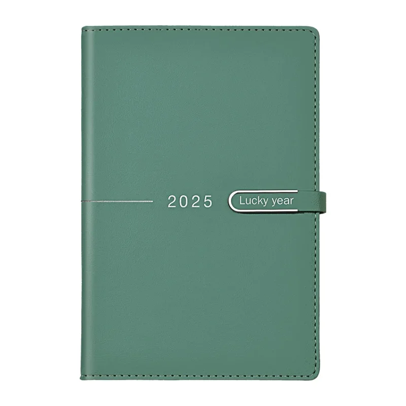 Schedule book 365 days efficiency manual one page a day plan book 2025 notebook A5 diary set LOGO undated planner agendas