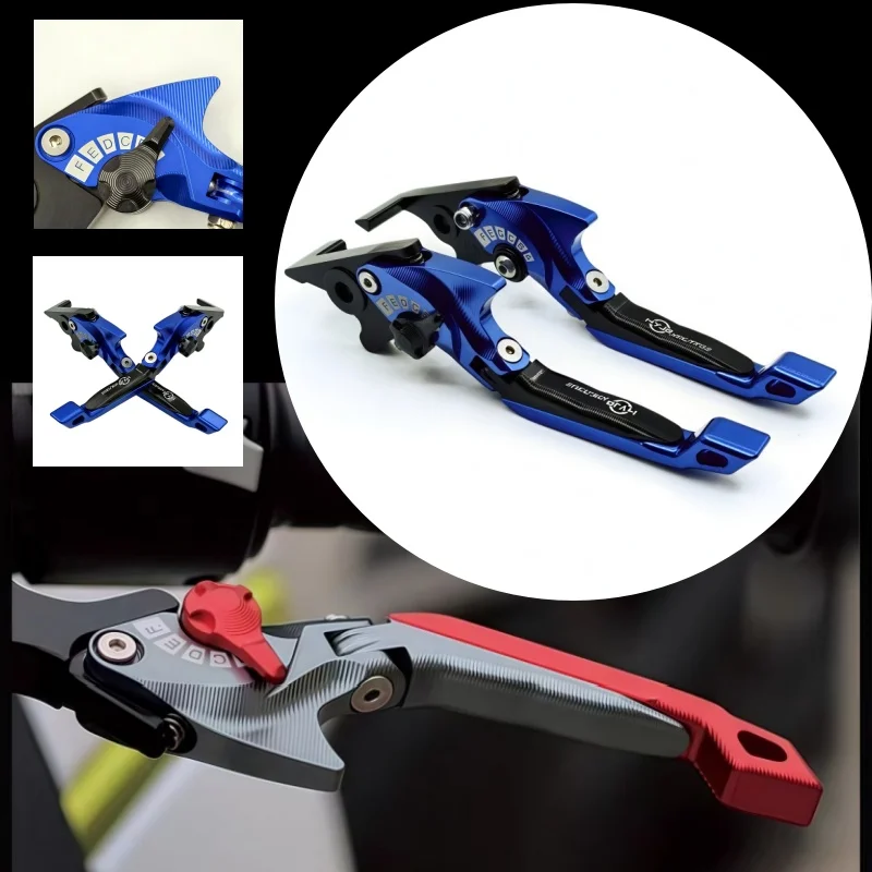 

For SUZUKI GSF 1200 Bandit 1996-2000 GSXR 1100/W 1989-1998 Motorcycle Parts 3D Brake Lever Set Foldable Adjustable Handle Levers