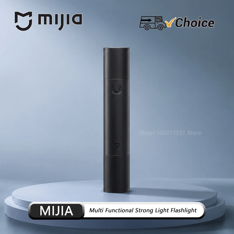 MIJIA Outdoor Flashlight Portable Strong Light Variable Lights Outdoors Portable Multifunctional Flashlights Camping