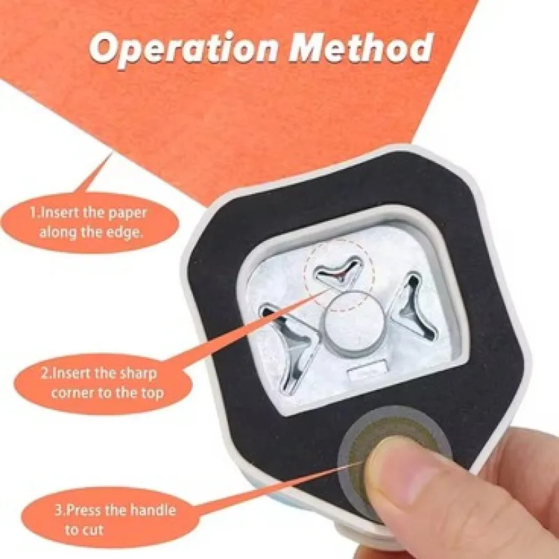 Three-In-One Corner Rounders Corner Embosser Corner DIY Photo Card Business Card Cutter Round Cutter Paper Cutter Tool Kits