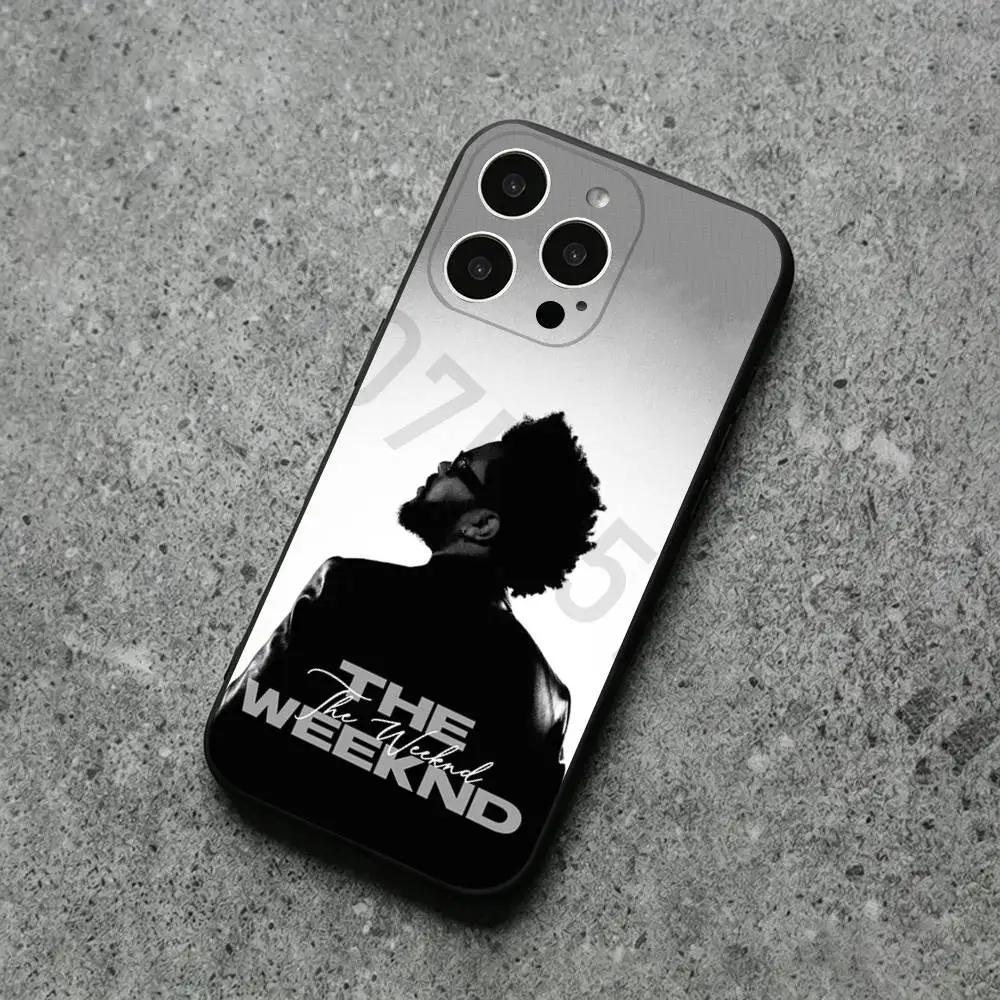 T-The Weeknd Phone Case For iPhone 17,16,15,14,13,12,11,Plus,Pro Max,XS,X,XR,SE,Mini,Soft Silicone Black Cover view 5