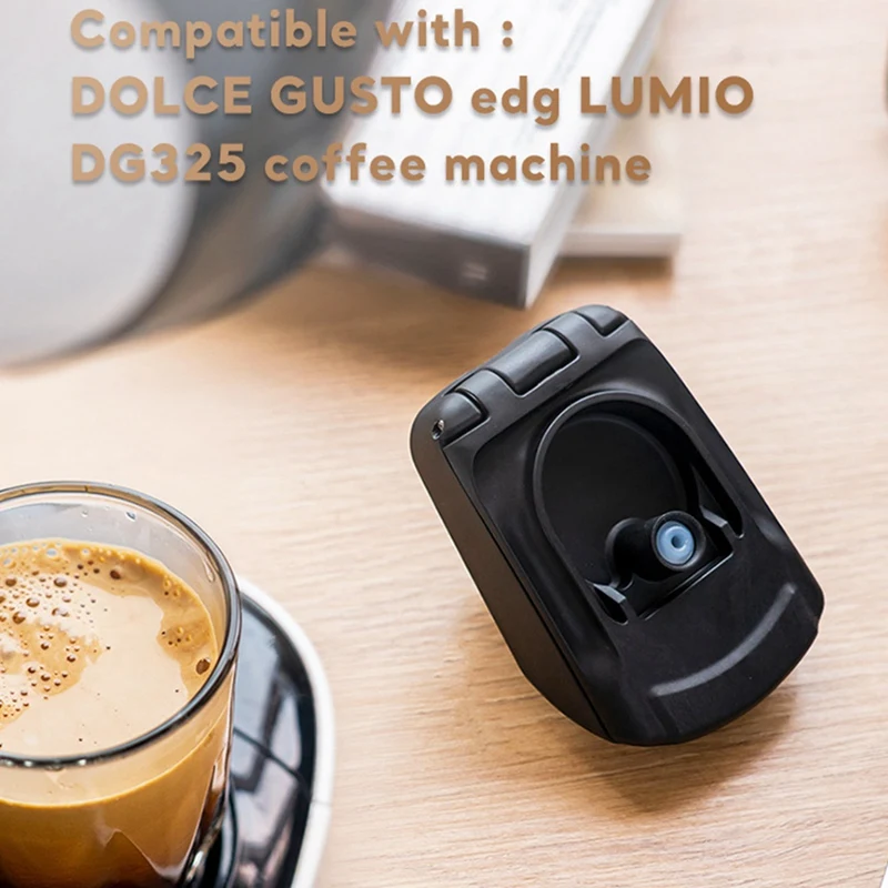 HOT-Reusable Coffee Adapter For Dolce Gusto Lumio EDG325 Machine Capsule Transfer Refillable Coffee Powder Holder