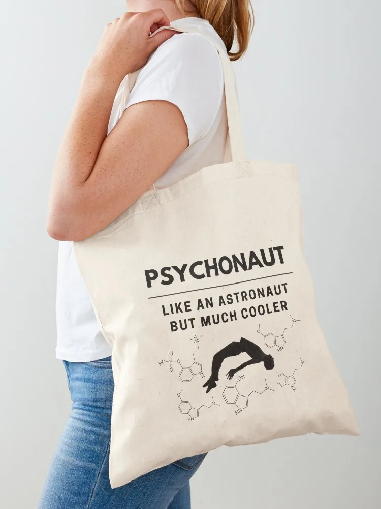 Psychonaut Tote Bag Big bag canvas tote shopping bag logo shopper bags for women