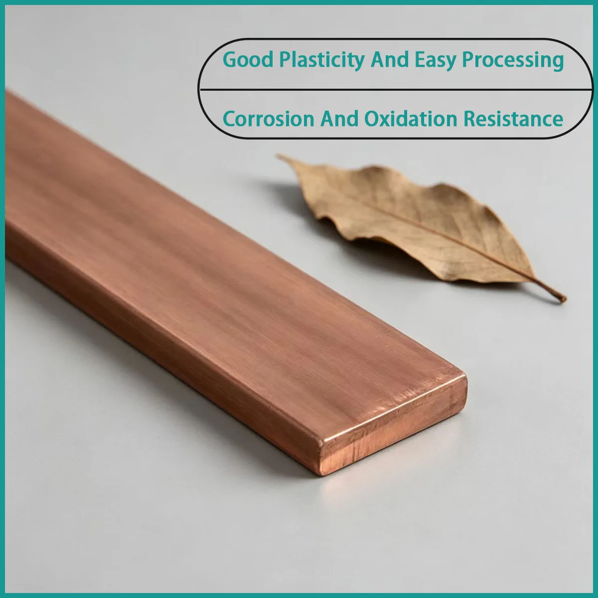 1-10mm thick pure copper square plate is used for conductive busbar, grounding