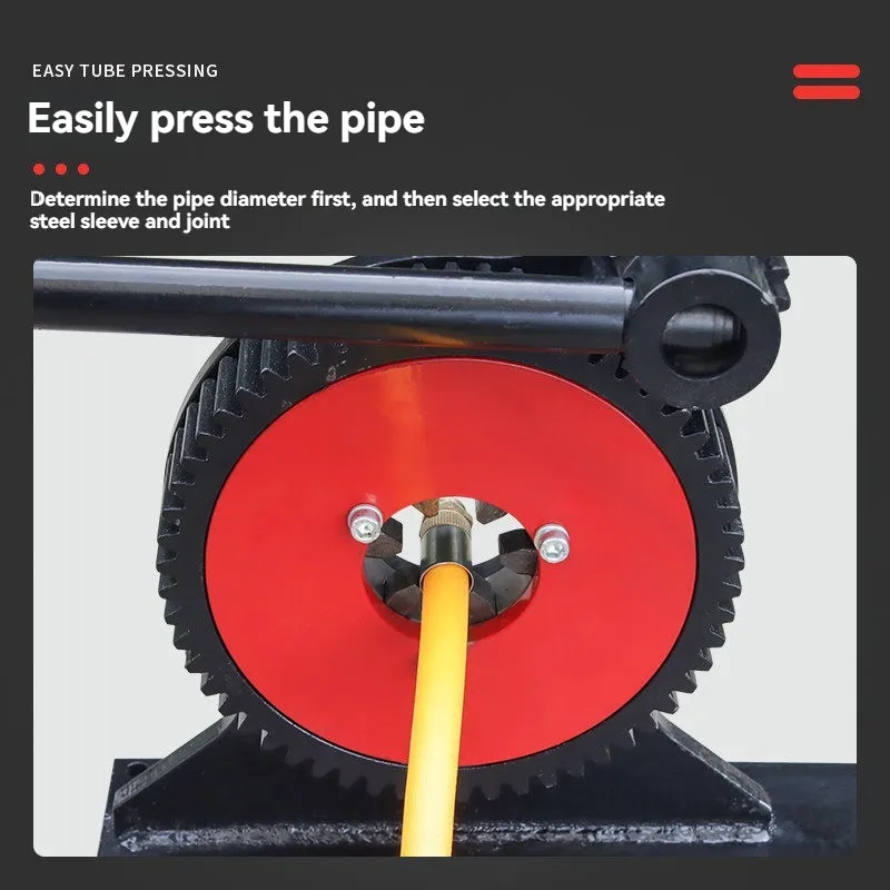 High Pressure Pipe Pressing Machine, Manual Hydraulic Pipe Pressing Machine, Spray, Dosing Tube, High-pressure Rubber Hose