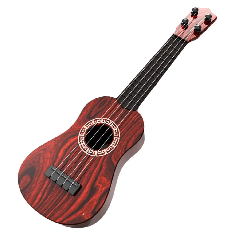 4 Strings Ukulele Musical Instrument Educational Adjustable Knob Simulated Guitar Classical Playable Musical Instrument