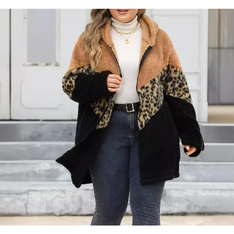 

Осень-зима 2025: новая женская одежда, утолщенная плюшевая куртка