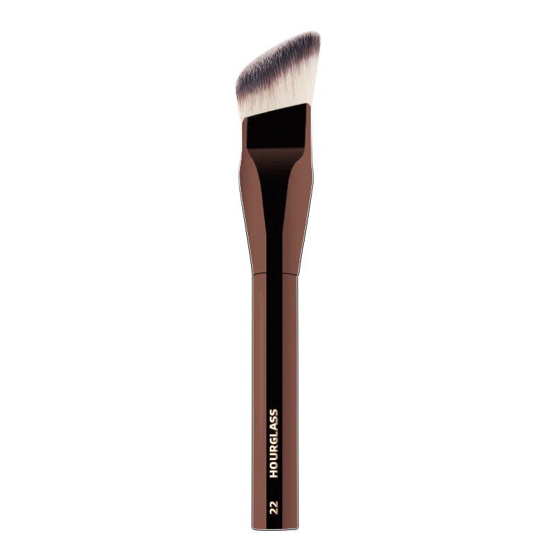 

1 шт. # Кисть для макияжа 22 Smooth Edge All Over Foundation Brush, для нанесения жидкой основы, с металлической ручкой, в коробке.