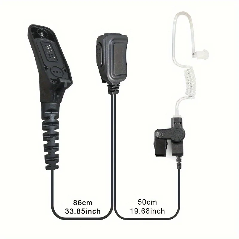 Earphone nirkabel dua arah, cocok untuk Motorola walkie talkie DP4800 DP4801 XPR6550 DGP4150 P8268
