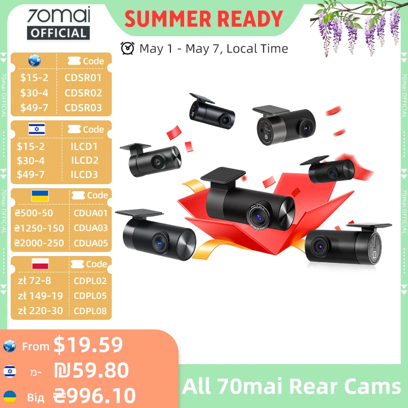 70Mai Rear Cam RC06…