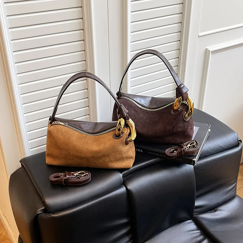 

2025 Minimalist Shoulder Bag for Women, Genuine Leather Multi-way Crossbody Purse, Vintage Chic Tote for Casual & Daily Use