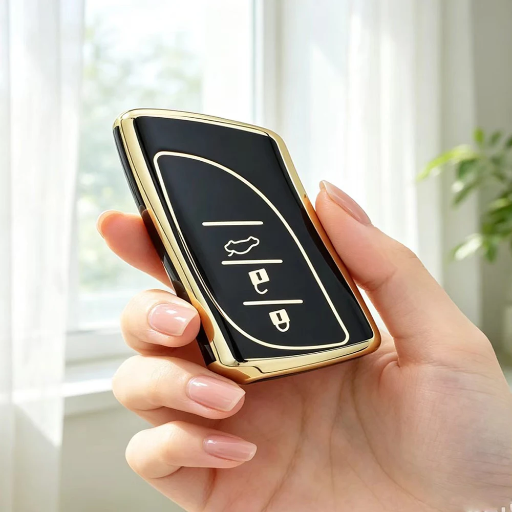 3 Buttons TPU Remote Car Key Shell Case for Lexus NEW RX ES350 IS500 UX LC GX460 LX570 Remote Car Key Shell Case Fob