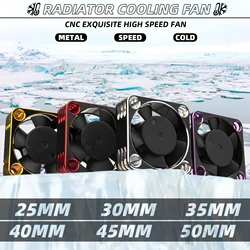 RC 25/30/35/40/50mm Fan 28000 RPM Heat Dissipation Cooling Fan for RC Crawler 1/10 1/8 1/5 Motor Brushless/Brushed ESC RC Car