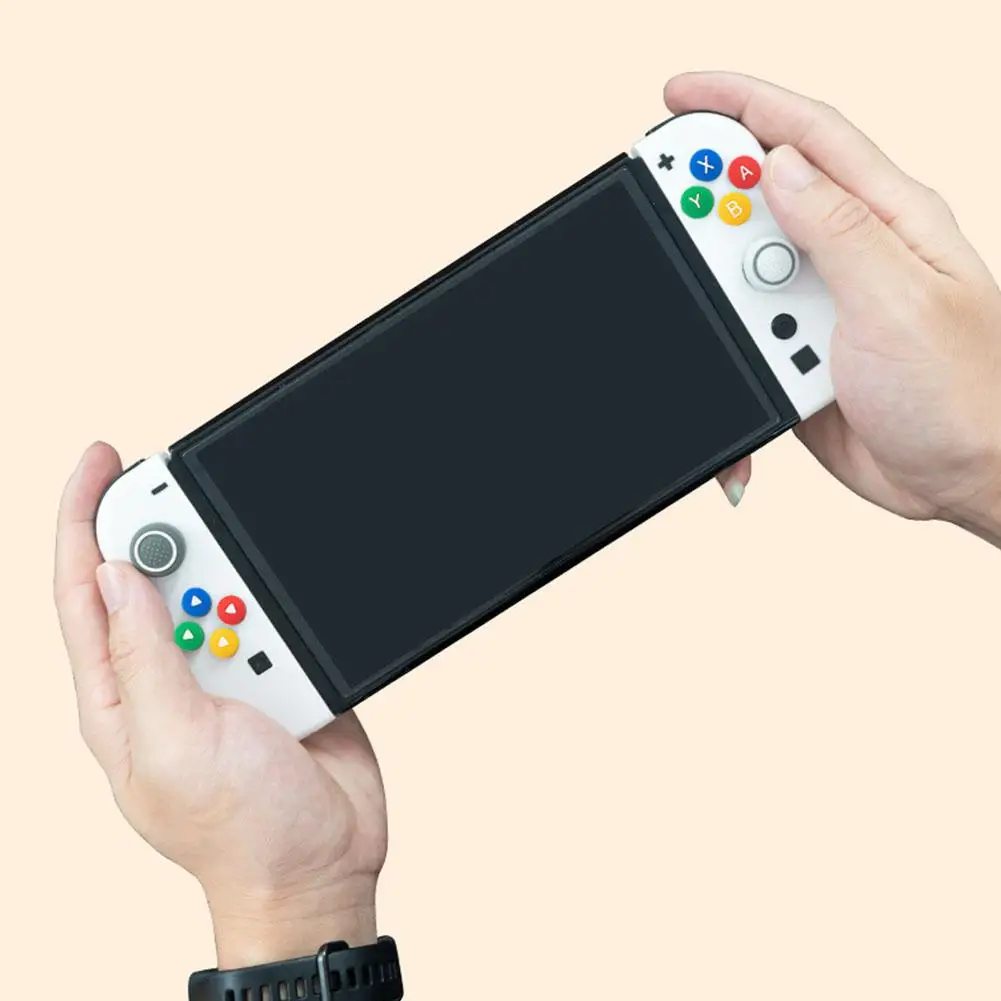 For Switch2 Silicone Button Cap Direction Silicone Color Button Sticker For Joycon Button Sticker Handle Joystick Cap