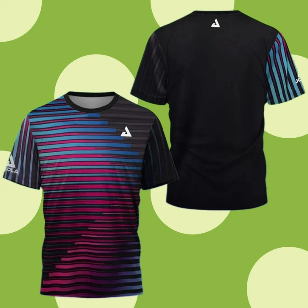 JOOLA Casual Men's And Women's Sports Jogging Casual Sports Tops, Short Sleeved T-Shirts, Training And Fitness Clothes