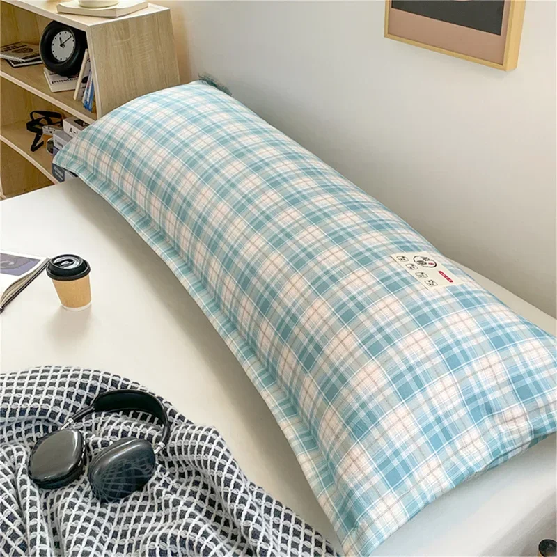 Couple Lover Double PillowCase 120/150/180cm Bedding Long Cushion Plaids Pillowcase Body Pillow Cover Hugging Pillow Case