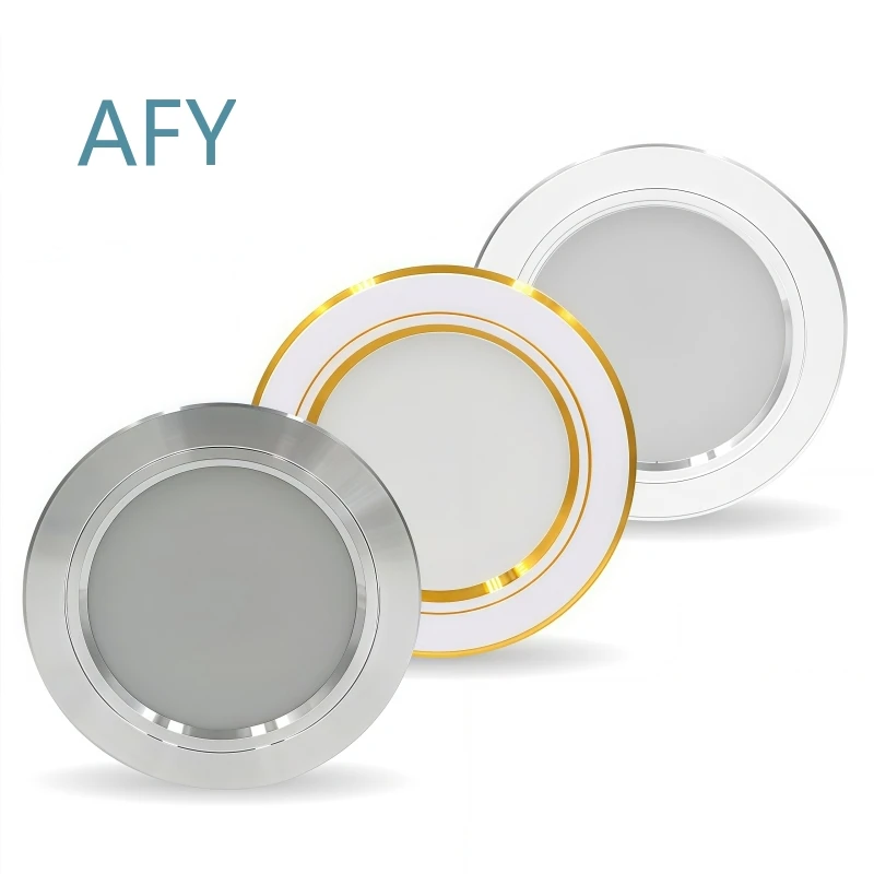 High Quality Indoor Energy Saving Round Ceiling Embedded LED Downlight 5W Easy Installation for Home Office Bedroom Living