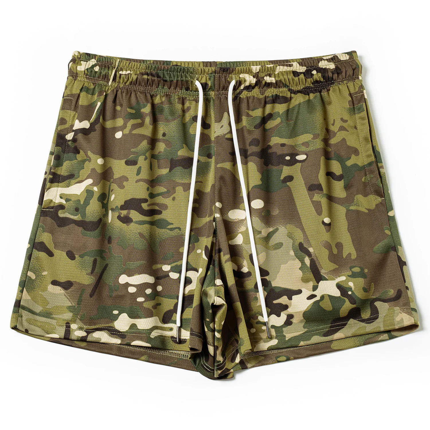 Quality large size camouflage shorts for men and women summer thin mesh sports casual shorts running training shorts