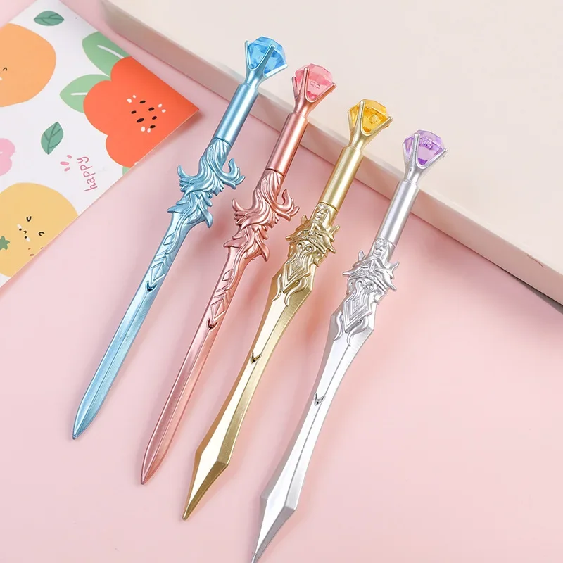 12/60 Pcs Creative Diamond Gel Pens Student Prize Cute Stationery Shop Student Water Pen Kawaii Office Supplies