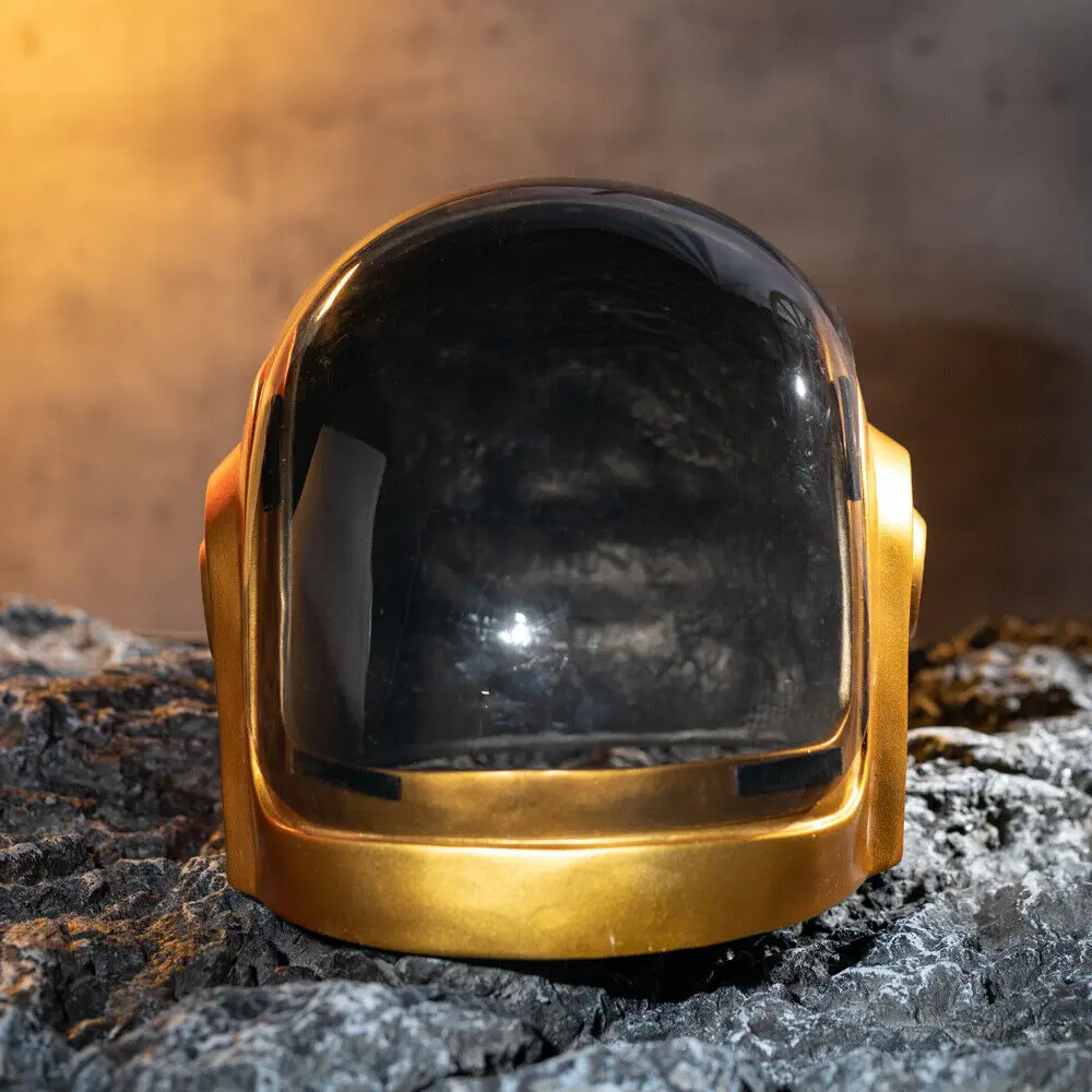 1:1 Xcostume ผู้ใหญ่ Daft Punk Helmet เรซิ่น Thomas Bangalter หน้ากากคอสเพลย์ Replica Props สำหรับปาร์ตี้ฮาโลวีน