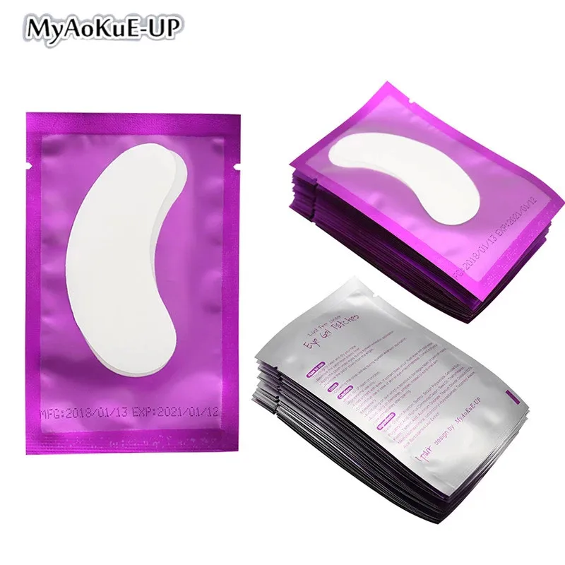 1000pcs New Type Best Quality Eyelash Extension Eye Pads Lash Paper Patches Eye Tips Sticker Wraps Make Up Tools