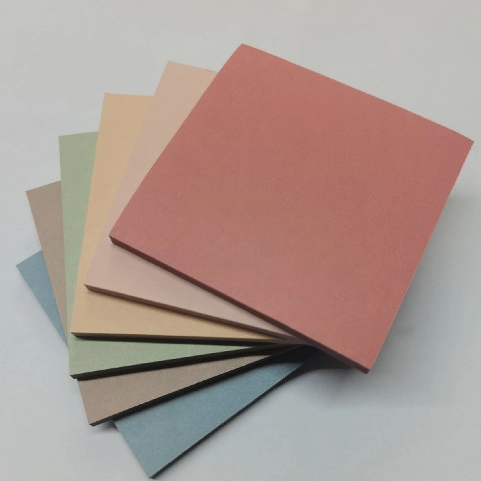 6 Packungen 3x3 Zoll Haftnotizen, 300 Blatt Insgesamt, Neon- & Morandi-Macaron-Farben, Quadratische Selbstklebende Notizblöcke, Büro & Schule – Detail 2