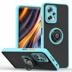 For Xiaomi Poco X6 X5 Pro 5g Cover Poco M5s M5 M4 M3 X3 X4 F4 GT Case F5 F3 C3 Pro 4G 5G Shockproof Magnetic Ring Back Cover