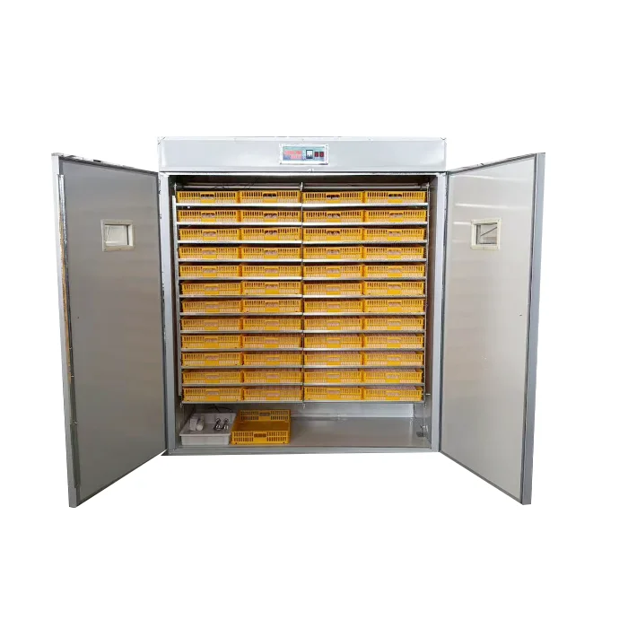 China manufacturer 2112pcs Colorsteel Egg Incubator with Multi-functional egg tray