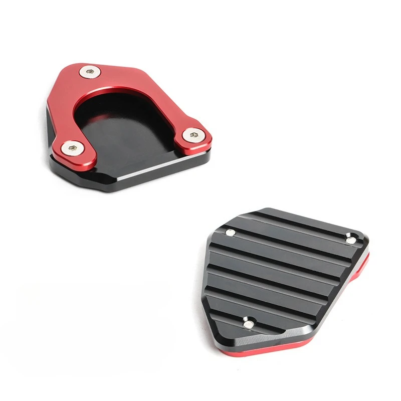 

Motorcycle Kickstand Decoration For CFMOTO 675SR 675SRR CNC Aluminum Alloy Parking Rack Base Plus Pad Modification Accessories